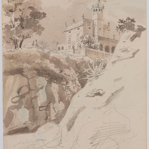 image for: Adolphe Hedwige Alphonse Delamare - Torre a Sant Gervasi - Novembre de 1827