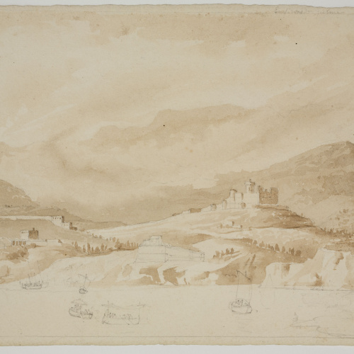 image for: Adolphe Hedwige Alphonse Delamare - Vista de Palma - Cap a 1824-1827