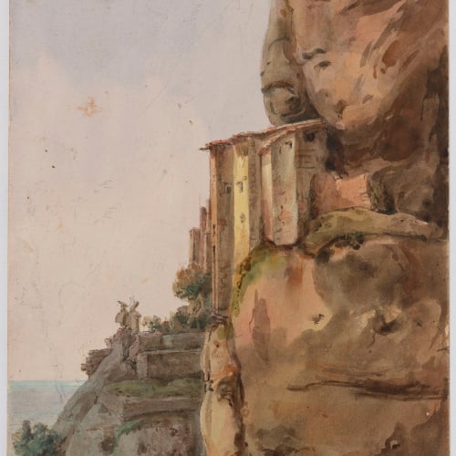 image for: Adolphe Hedwige Alphonse Delamare - Ermita de Sant Joan Baptista a Montserrat - Setembre de 1826