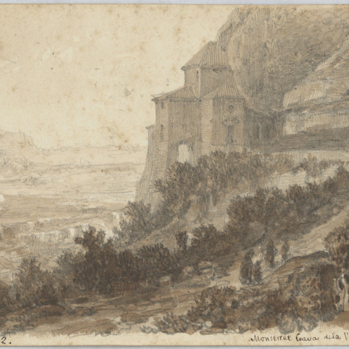 image for: Lluís Rigalt - Montserrat. Cueva de la Virgen - 1853