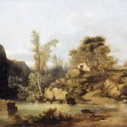 image for: Lluís Rigalt - Vores del Gaià - 1852