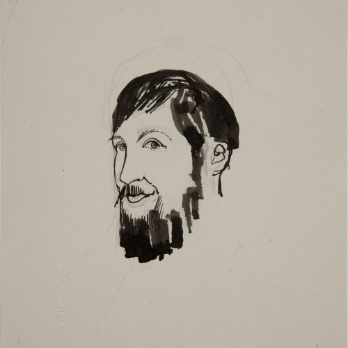 image for: Ismael Smith - Retrat de Juan Diego Ruiz (anvers) / Retrat de Juan Diego Ruiz (revers) - 1913