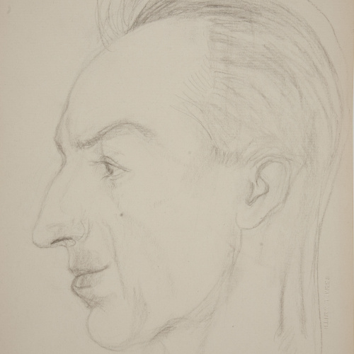 image for: Ismael Smith - Retrat de Juan Rosal (anvers) / Retrat de Juan Rosal (revers) - Cap a 1953
