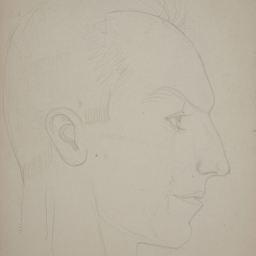 image for: Ismael Smith - Retrat de Juan Rosal (anvers) / Retrat de Juan Rosal (revers) - Cap a 1953 [1]