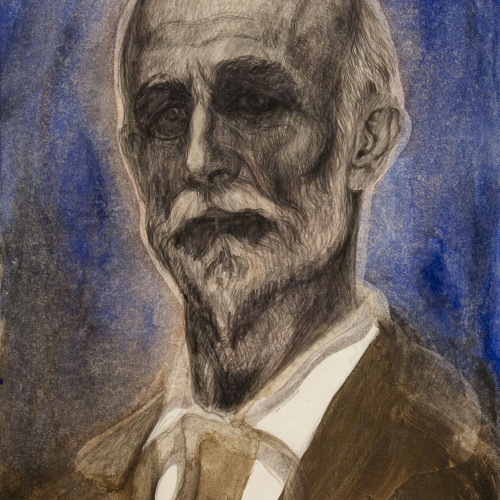 image for: Ismael Smith - Retrat de Francisco Giner de los Ríos - Cap a 1914