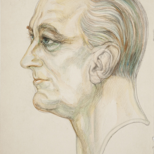 image for: Ismael Smith - Retrat de Franklin Delano Roosevelt - Cap a 1941