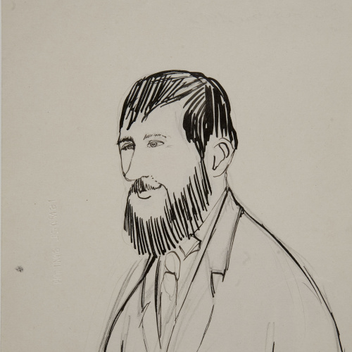 image for: Ismael Smith - Retrat de Juan Diego Ruiz (anvers) / Retrat de Juan Diego Ruiz (revers) - 1913