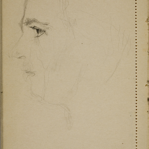 image for: Ismael Smith - Esbós de retrat masculí - Cap a 1911-1913