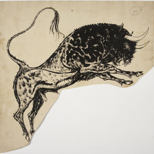 image for: Ismael Smith - Toro (fragment de composició) - 1903