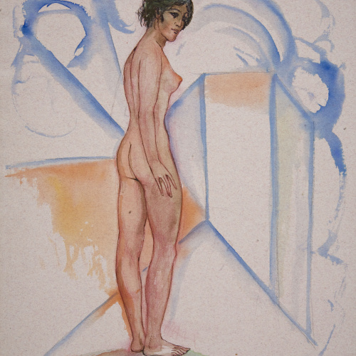 image for: Ismael Smith - Nu femení i construccions geomètriques - 1934