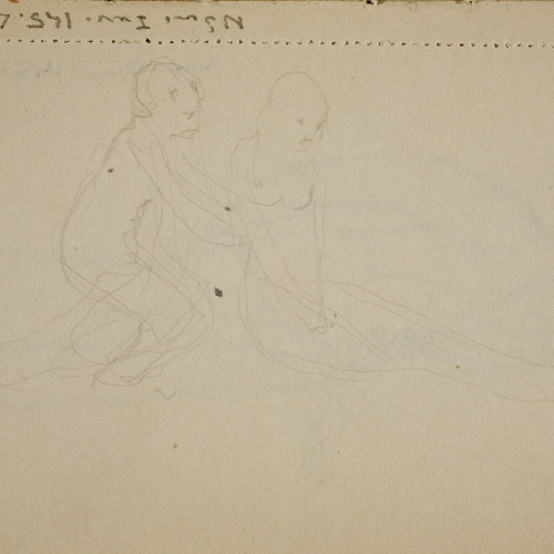 image for: Ismael Smith - Esbós de parella - Cap a 1911-1913