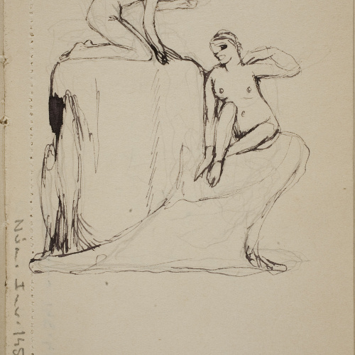 image for: Ismael Smith - Figures per a un grup escultòric - Cap a 1911-1913