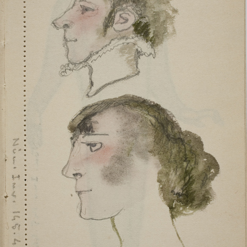 image for: Ismael Smith - Estudi de caps - Cap a 1911-1913