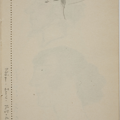 image for: Ismael Smith - Esbós de cap de dama - Cap a 1911-1913