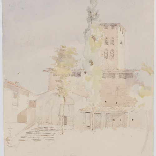 image for: Adolphe Hedwige Alphonse Delamare - Església de Sant Pere de Ripoll - Dissabte 6 d’agost de 1825