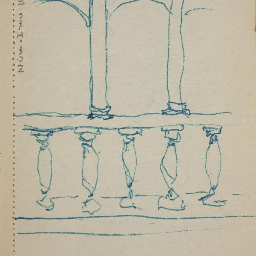 image for: Ismael Smith - Balaustrada i columnes - Cap a 1912