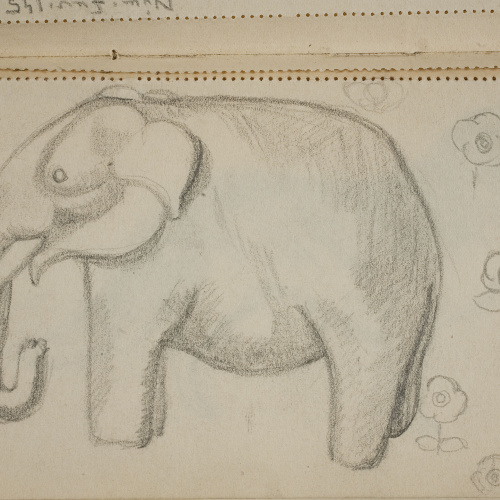 image for: Ismael Smith - Elefant i flors - Cap a 1912