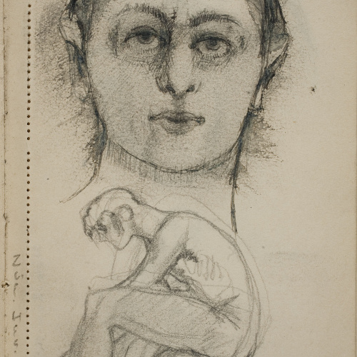 image for: Ismael Smith - Rostre i figura masculins - Cap a 1912