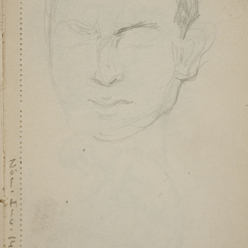 image for: Ismael Smith - Rostre masculí - Cap a 1912