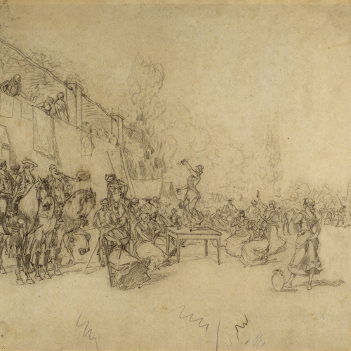 image for: Baldomer Galofre - Ball flamenc a la fira sevillana - Cap a 1889