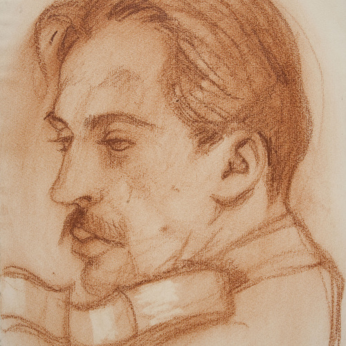 image for: Ismael Smith - Retrat de violinista - Cap a 1912