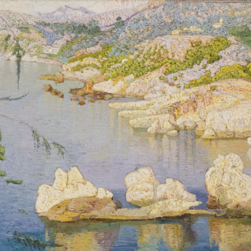 image for: Sebastià Junyer - L&#039;àngelus del vespre - 1922
