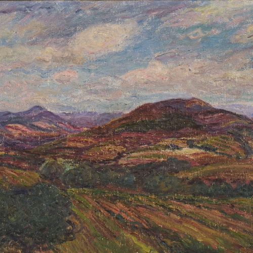 image for: Joan Colom Agustí - Paisatge de terra rogenca - 1915