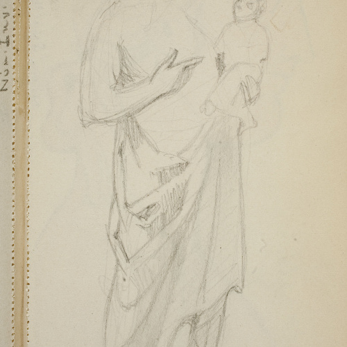 image for: Ismael Smith - Mare de Déu amb el Nen - Cap a 1909-1916