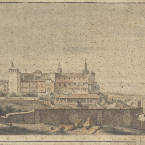 image for: Anònim - Vista de l&#039;Alcázar de Madrid - Cap a 1666