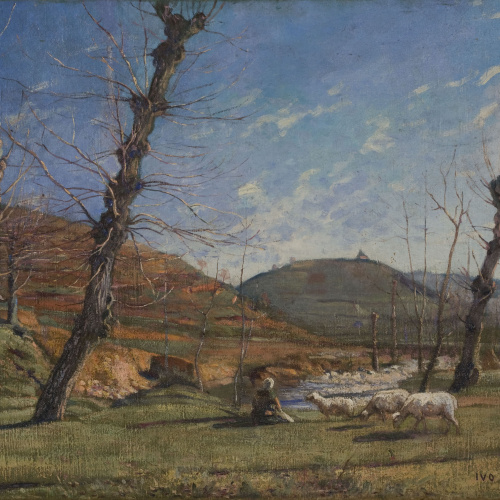 image for: Iu Pascual - Paisatge dels afores d&#039;Olot - 1920