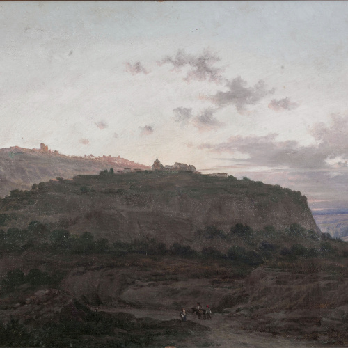 image for: Lluís Rigalt - Sol ponent - 1884