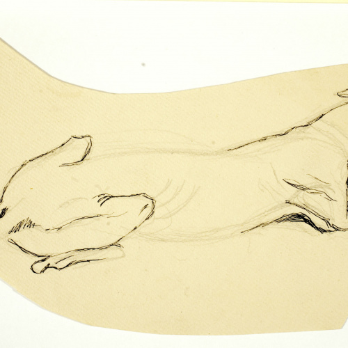 image for: Ismael Smith - Llebrer (anvers) / Croquis de caps (revers) - Cap a 1906-1910