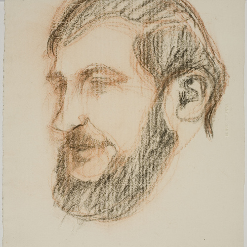 image for: Ismael Smith - Retrat de Juan Diego Ruiz (anvers) / Retrat de Juan Diego Ruiz (revers) - Cap a 1913