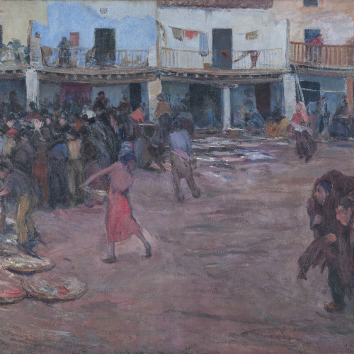 image for: Alexandre de Cabanyes - Mercat del peix a Vilanova - 1920