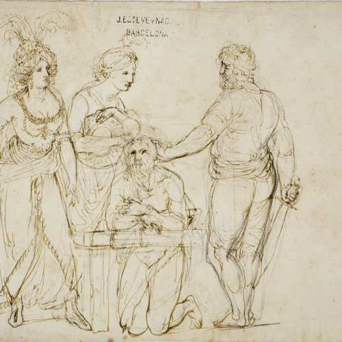 image for: Josep Bernat Flaugier - Decapitació de sant Joan Baptista - Cap a 1800-1812
