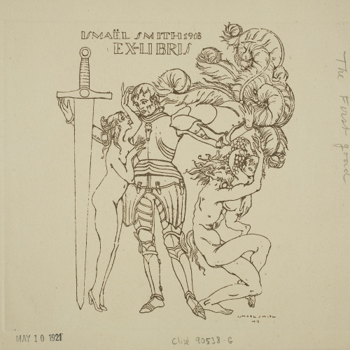 image for: Ismael Smith - Ex-libris d&#039;Ismael Smith - 1915