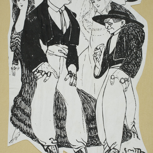 image for: Ismael Smith - Torero al carrer - Cap a 1907