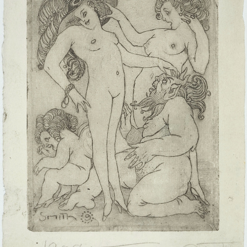 image for: Ismael Smith - La primera vanitat (Ex-libris sense possessor) - 1909