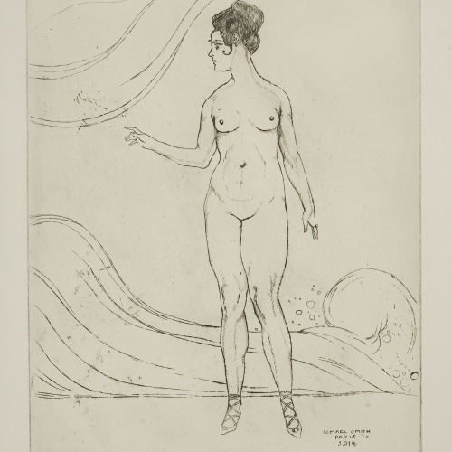 image for: Ismael Smith - Nudity. Waves - 1914