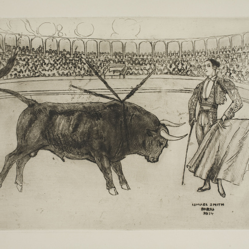 image for: Ismael Smith - Pase de muleta - 1914