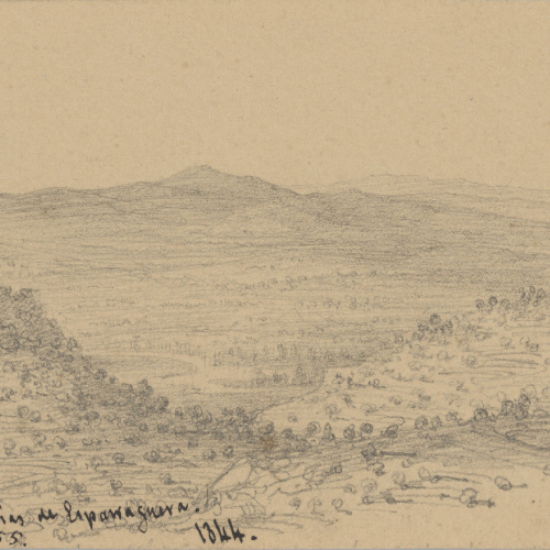 image for: Lluís Rigalt - Cercanías de Esparraguera - 1844