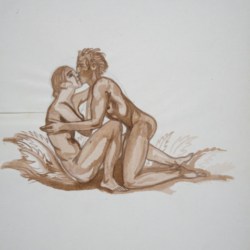 image for: Ismael Smith - Parella en actitud amorosa - 1933