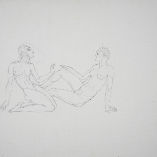 image for: Ismael Smith - Parella en actitud amorosa - Cap a 1933-1934