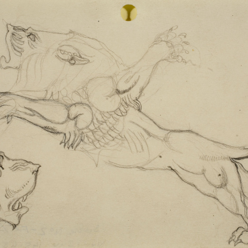 image for: Ismael Smith - Lleons  (anvers) / Lleona (calc de l&#039;anvers) (revers) - 1919