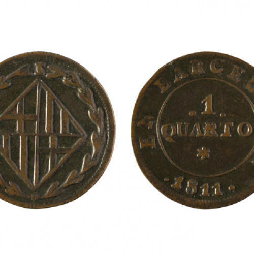 image for: Ocupació francesa - 1 quarto - 1811