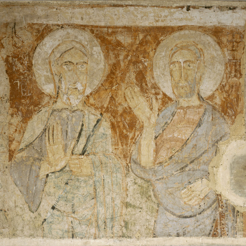 image for: Mestre de la Seu d&#039;Urgell - Fragment d&#039;un segon arrencament dels apòstols Andreu i Pere, de la Seu d&#039;Urgell - Segon quart del segle XII