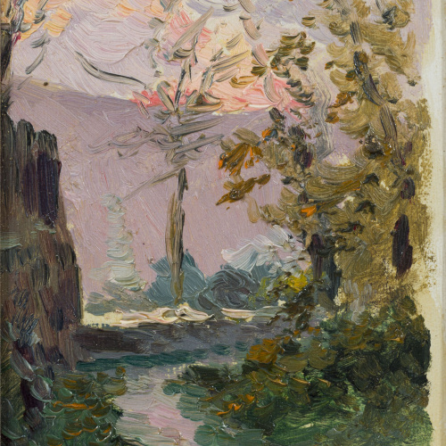 image for: Arcadi Mas i Fondevila - Camí entre arbres - Cap a 1912