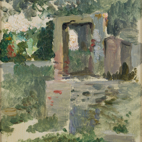 image for: Arcadi Mas i Fondevila - Jardí amb un pou (Bonanova) - 1912