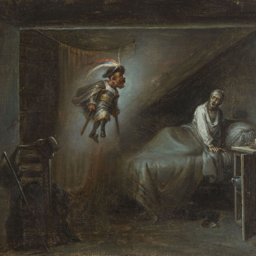 image for: Leonardo Alenza - El diablo cojuelo. Aparició - 1838