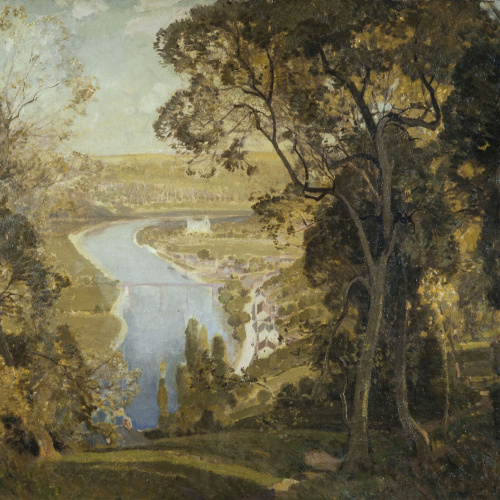 image for: Sir Alfred East - La vall del riu Wye - Cap a 1911